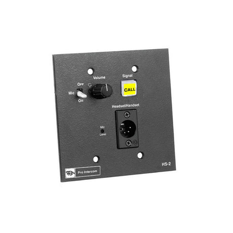 Pro Intercom HS2 Flush Mount Headset Station