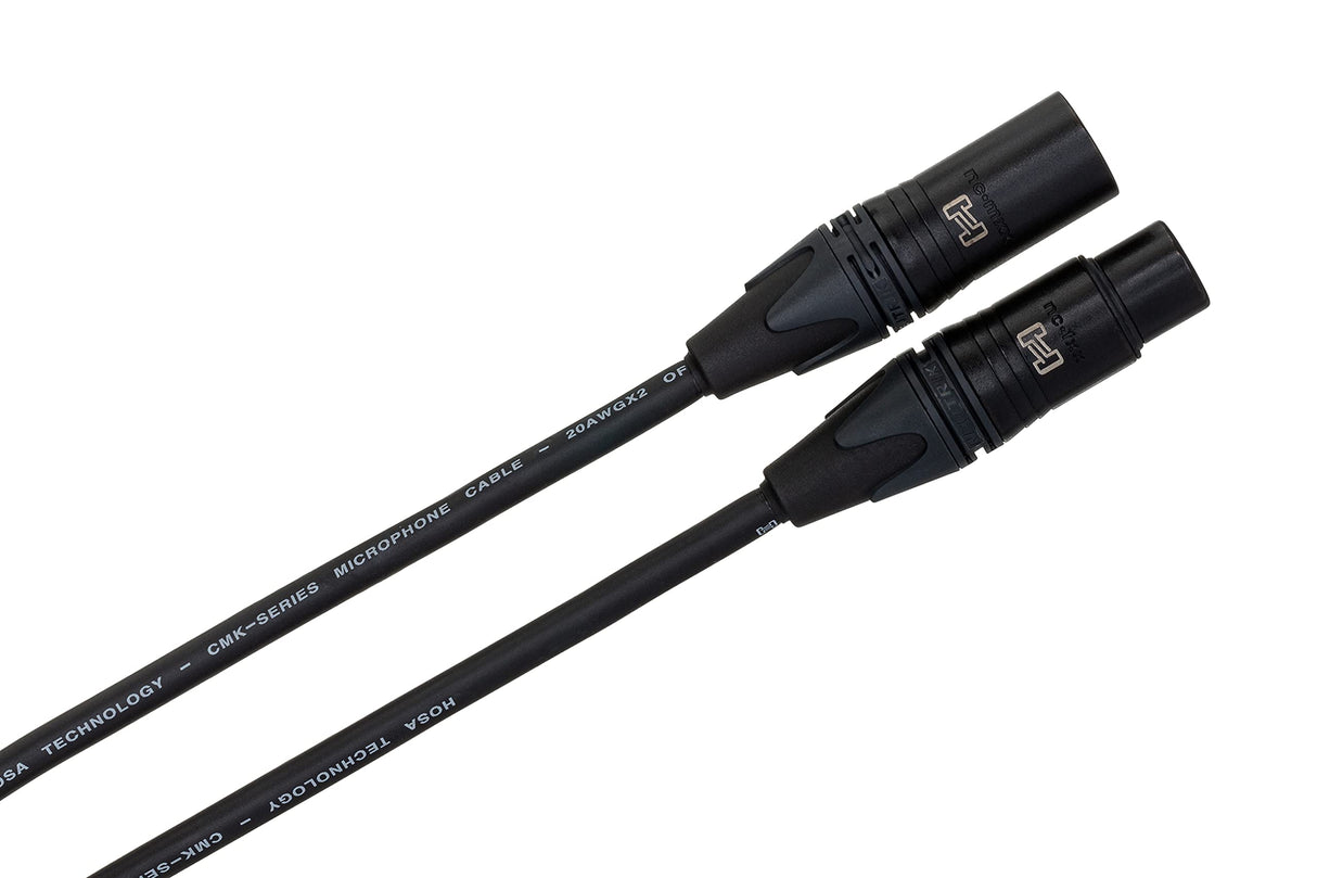 Hosa Technology CMK-020AU 3-Pin Neutrik XLR3F to XLR3M Microphone Cable 20 Foot