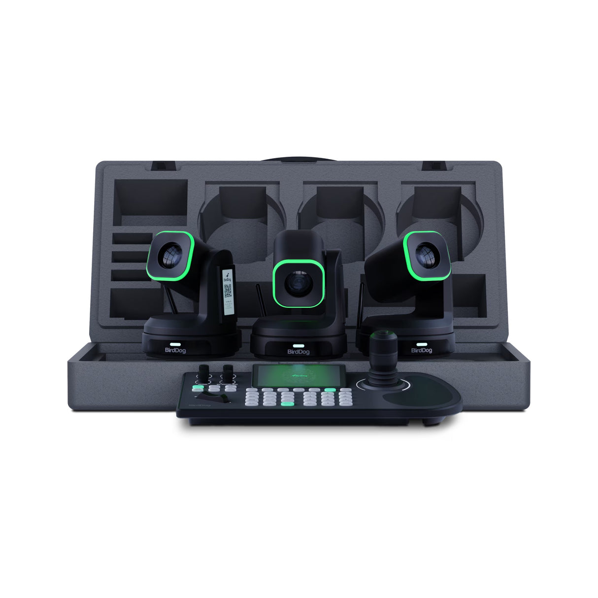 BirdDog BDX1BUNDLE-B 3x X1 PTZ Camera & KBD Controller Bundle PTZ Cameras - main view