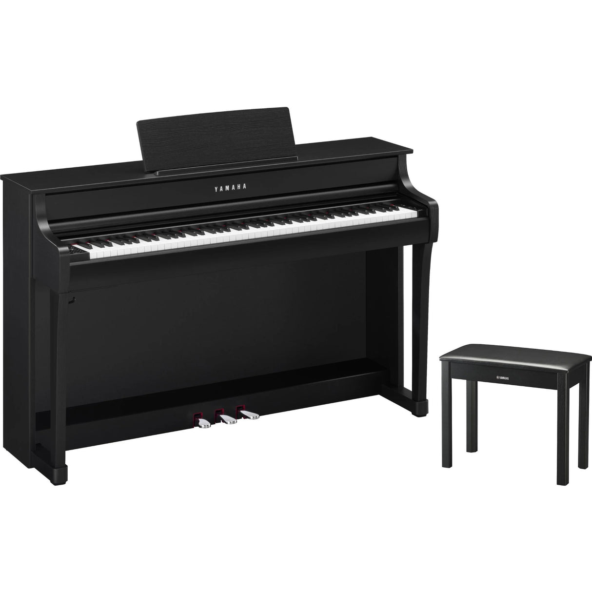 Yamaha CLP-835 Clavinova 88-Key Console Digital Piano Matte Black