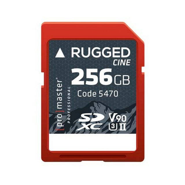 ProMaster SDXC Rugged CINE UHS-II Memory Card 256GB