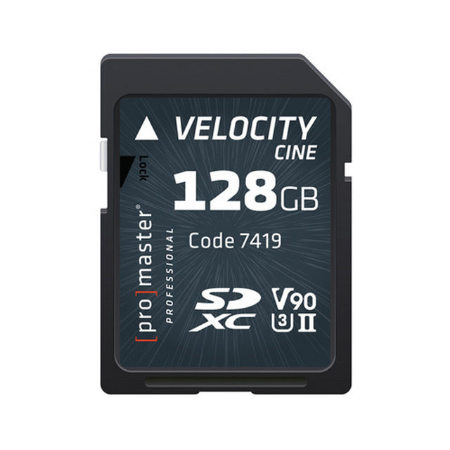 ProMaster SDXC Velocity CINE Memory Card 128GB