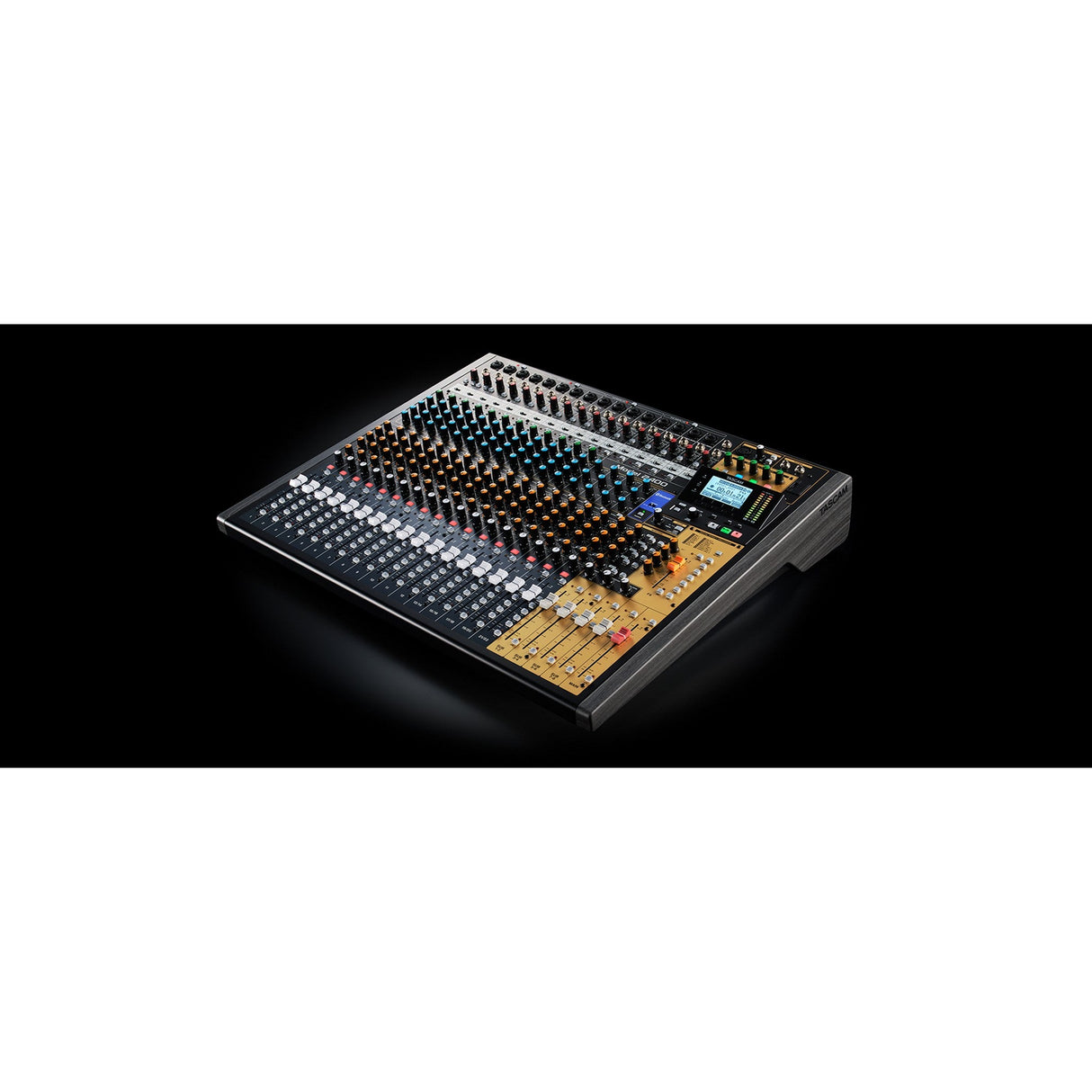 Tascam MODEL 2400 24-Track Flagship Analog Recording Console and Live Mixer with Audio Interface
