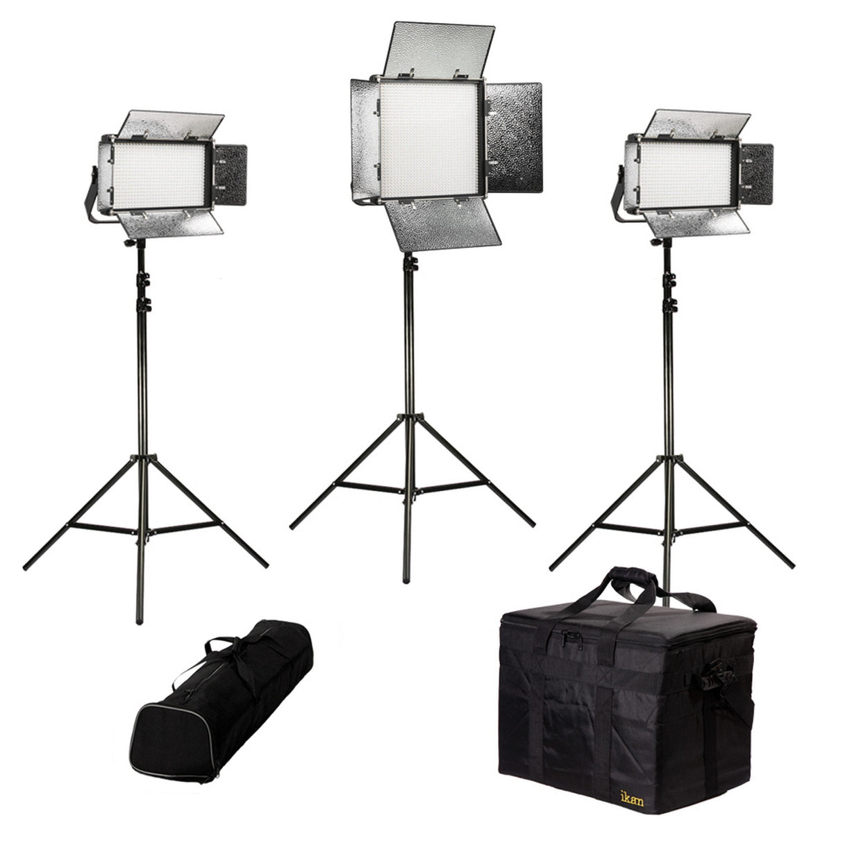 Ikan RB-1F2H Rayden Bi-Color 3-Point LED Light Kit with 1 RB10 2 RB5