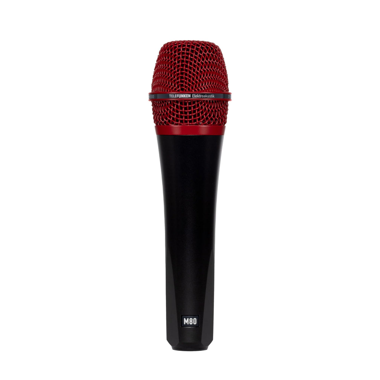 Telefunken M80 Supercardioid Handheld Dynamic Microphone Black with Red Grille