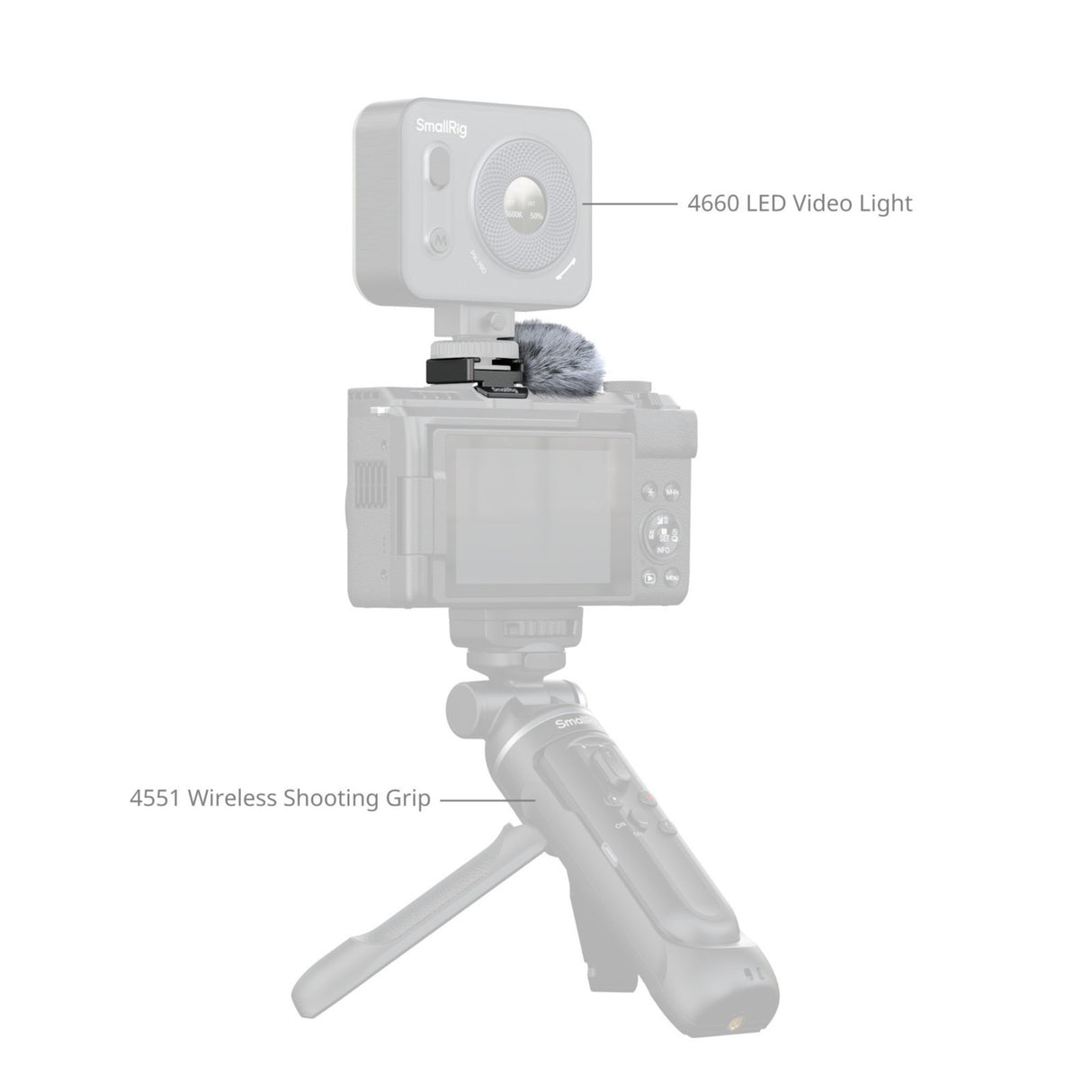 SmallRig 5989 Furry Windscreen for Canon P