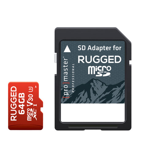 ProMaster SDXC Rugged Micro SD Card 64GB