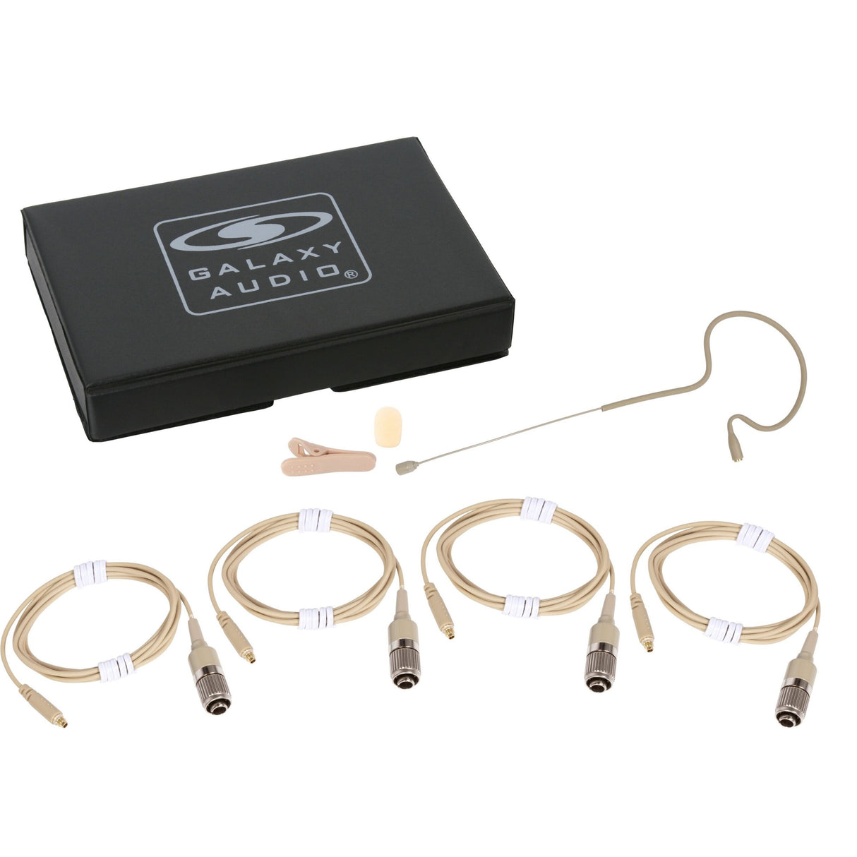 Galaxy Audio ESM4-OBG-4ATCH Omnidirectional Single-Ear Headset Microphone with Generation 2 cH Audio-Technica Connector