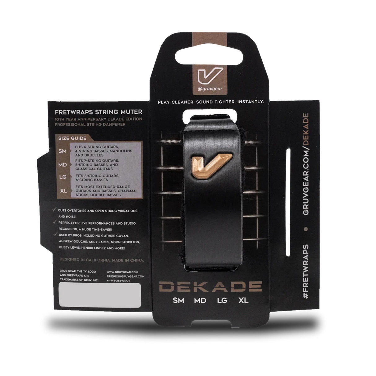 Gruv Gear FretWraps String Muter Dekade Edition 1-Pack Medium - accessories