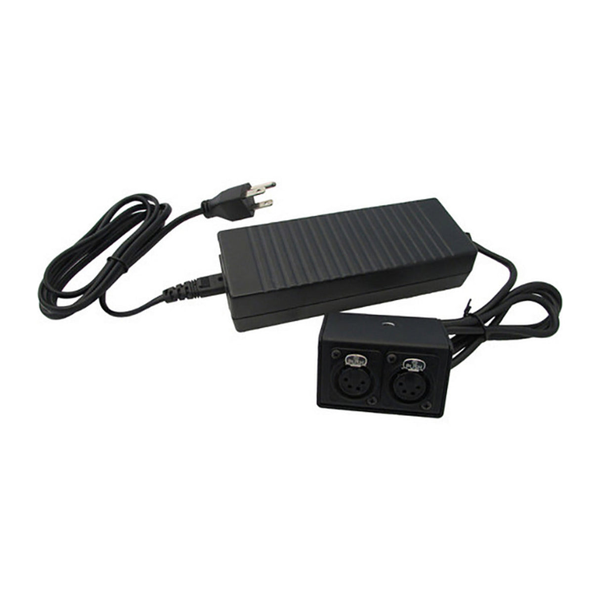 IndiPRO PRO4PN 8 Feet 12V Power Supply with Two 4-Pin Female XLR Outputs