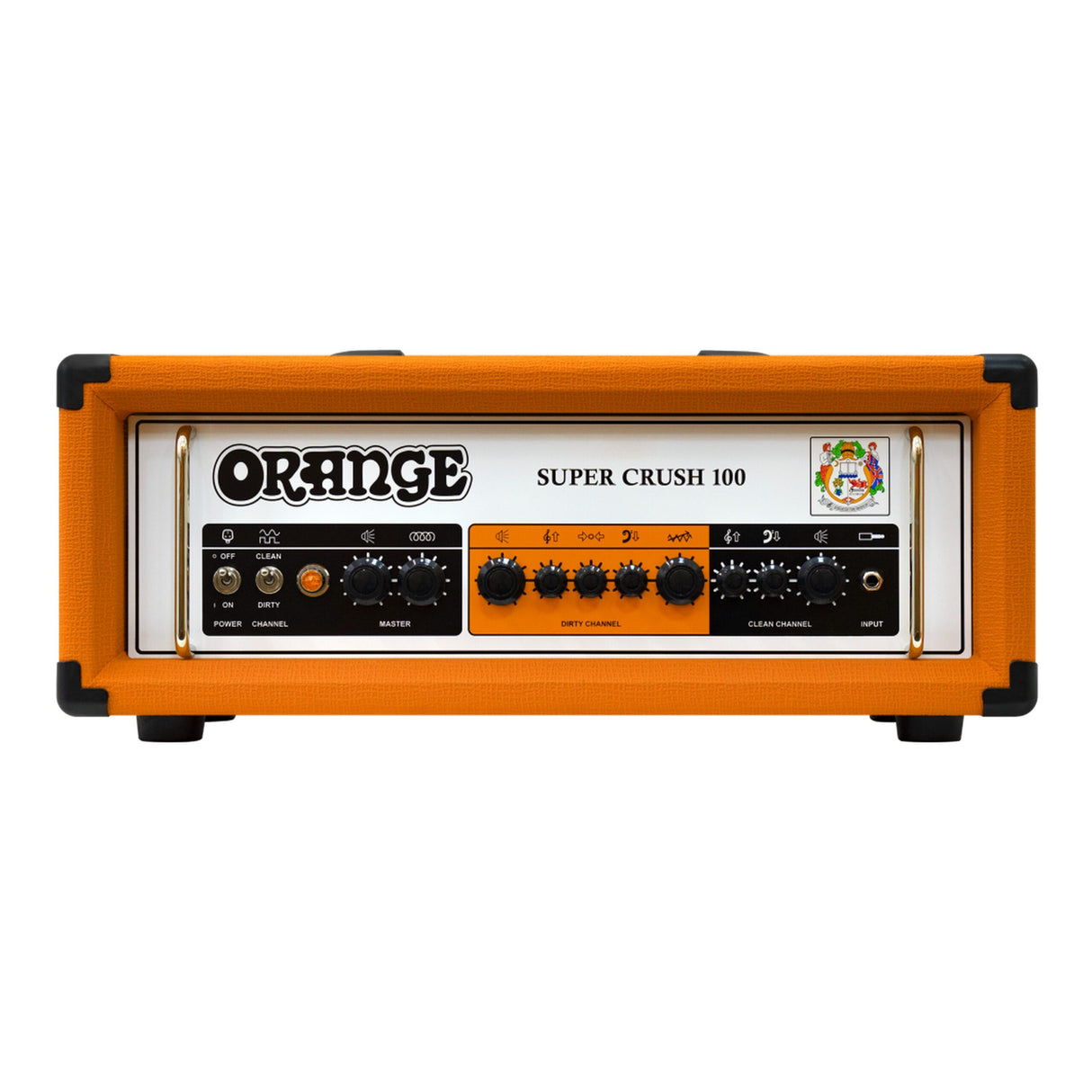 Orange Super Crush 100-Watt Guitar Amplifier Head Orange - amps