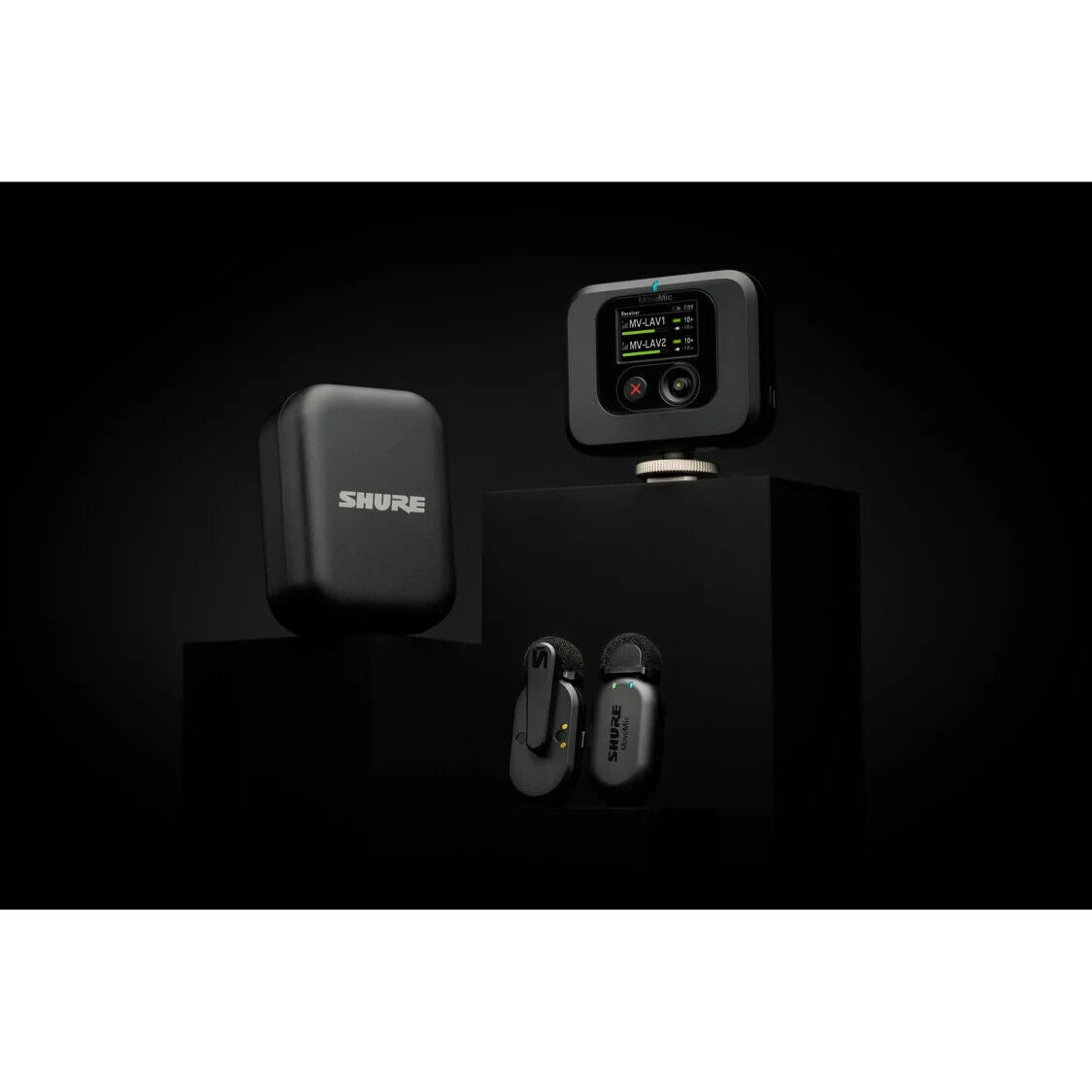 Shure MoveMic Two Receiver Kit 2-Channel Wireless Lavalier Microphone System with Receiver Z7