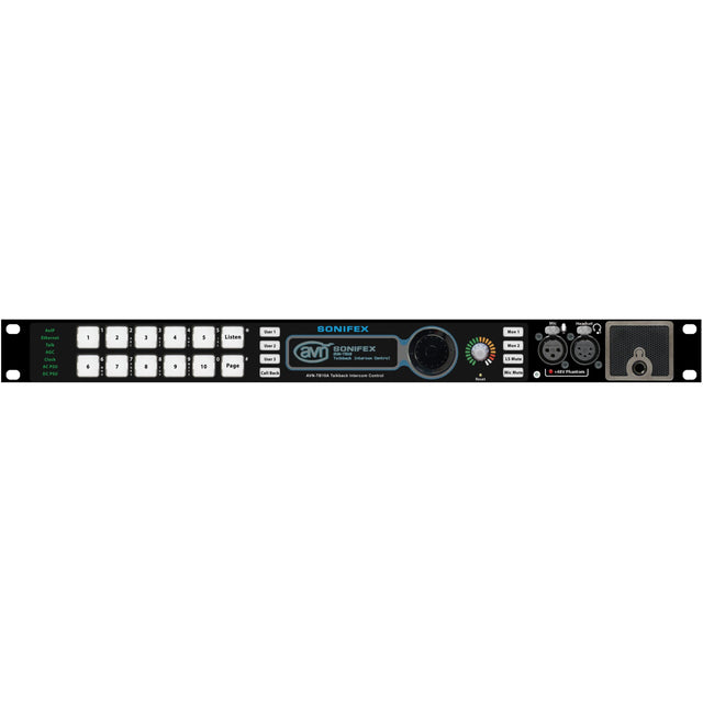 Sonifex AVN-TB10AR 10 Button Advanced Talkback Intercom AoIP Rackmount Portal