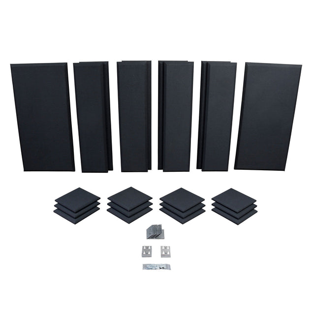 Primacoustic London 12 Sound Absorbing Panel Room Kit for 150 Square Feet Black