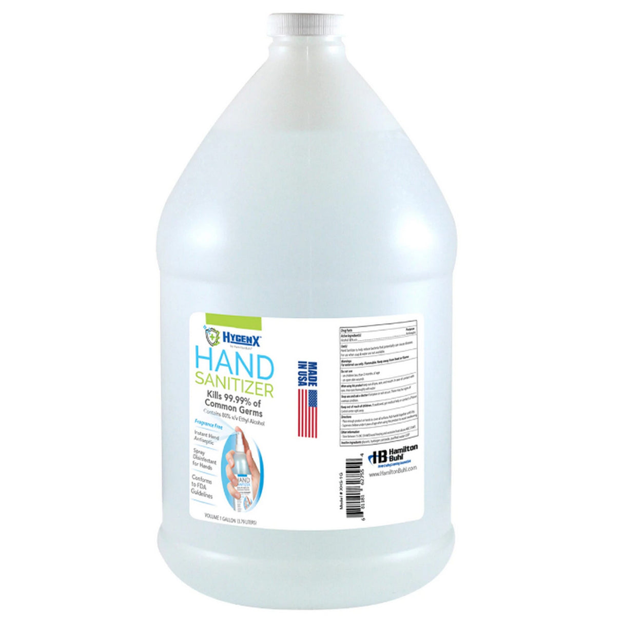 HamiltonBuhl XHS-1G Hand Sanitizer 1 Gallon
