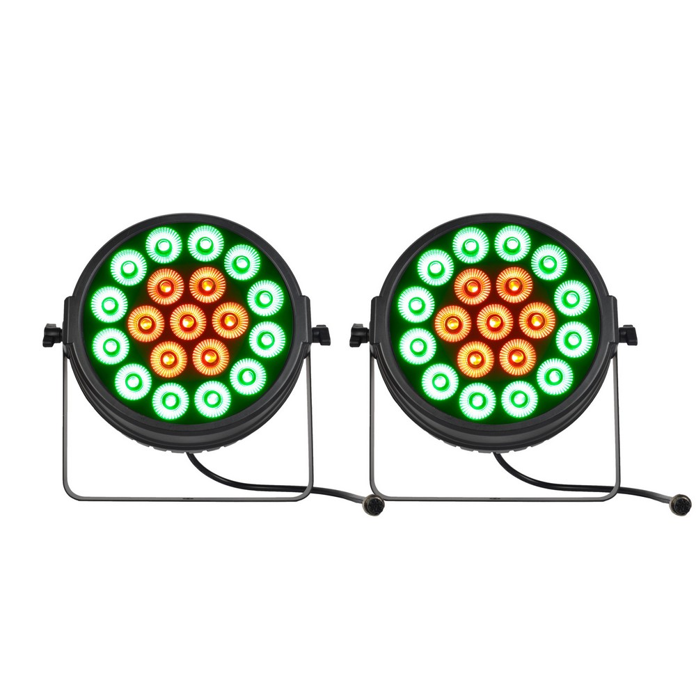 JMAZ Versa Flex Par QUAD19 10W RGBW LED Fixture Pair