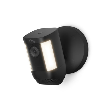 Ring Spotlight Cam Pro 1080p Plug-In Surveillance Camera Black