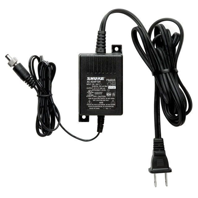 Shure PS43US 15V DC Energy Efficient External Switching Mode Power Supply