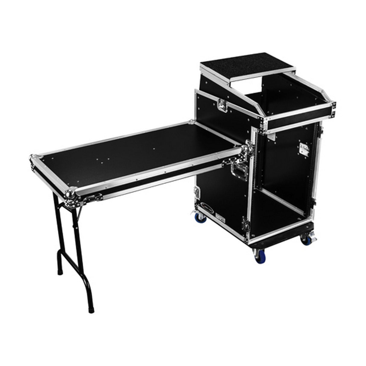 Odyssey Flight Zone Glide Style Deluxe Pro Combo 14U Rack Case with Wheels