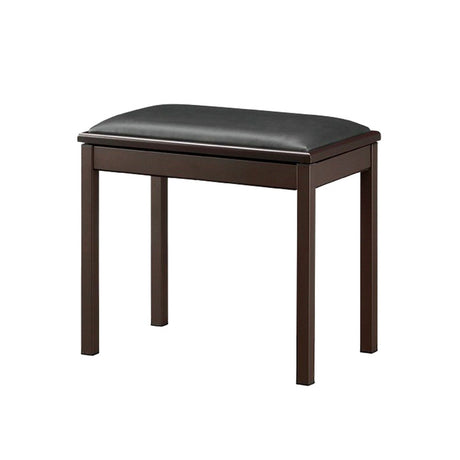 Kawai WB-152 Padded Bench with Wooden Frame Seat Rosewood