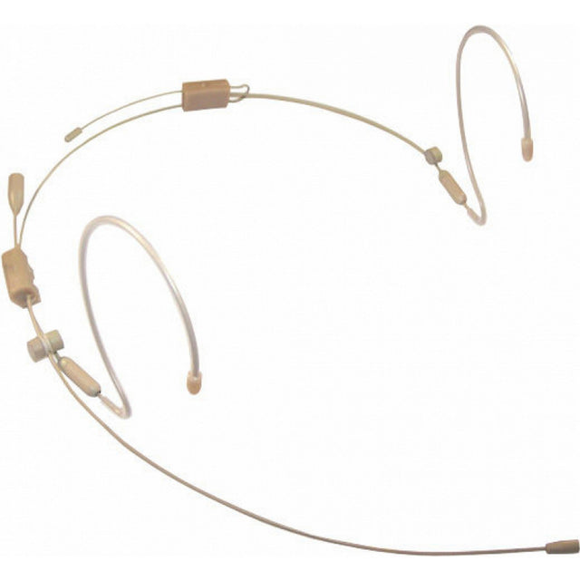 Provider Series PSM1 Omnidirectional Dual-Ear Headworn Microphone with TA3F for AKG Tan