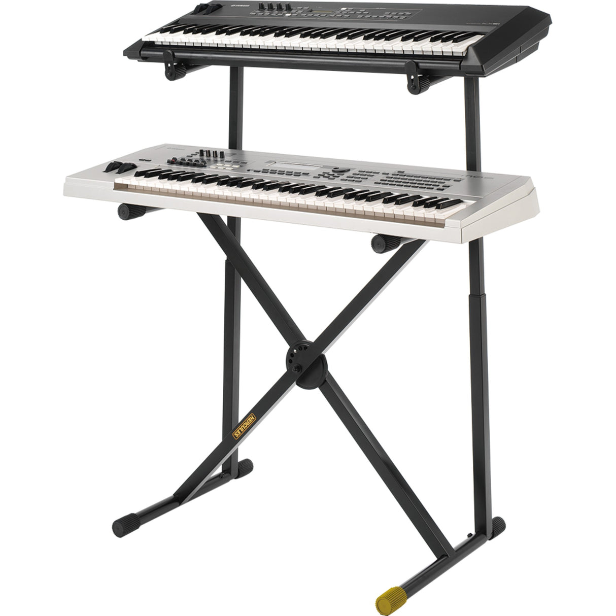 Hercules KS210B EZ-LOK Double X Keyboard Stand with 2nd Tier