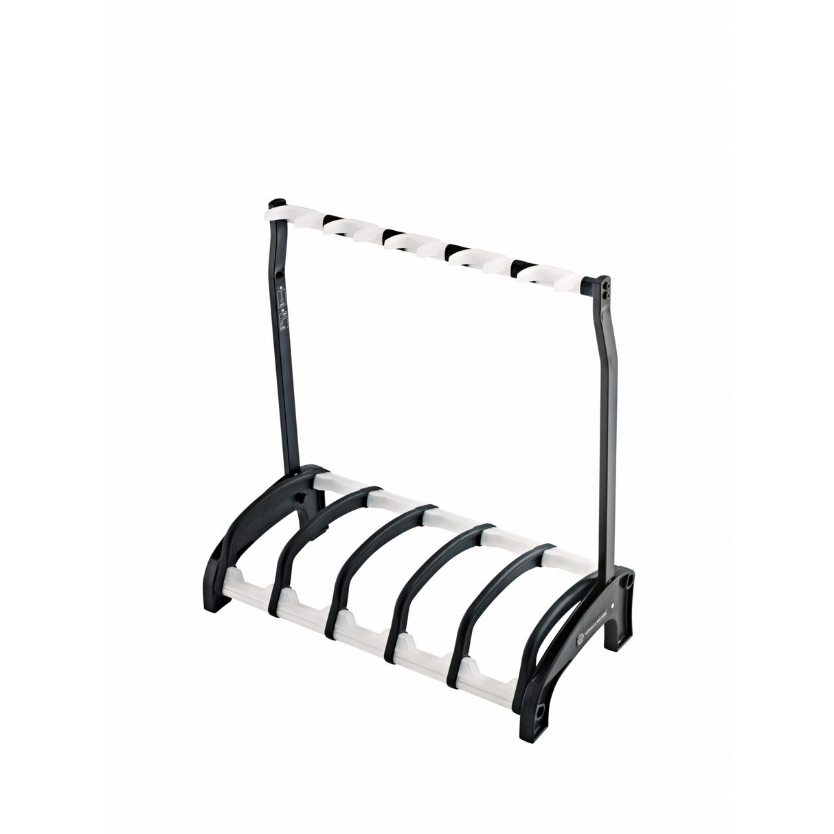 K&M 17525 Guardian 5 Electric Guitar Stand Black/Translucent - accessories
