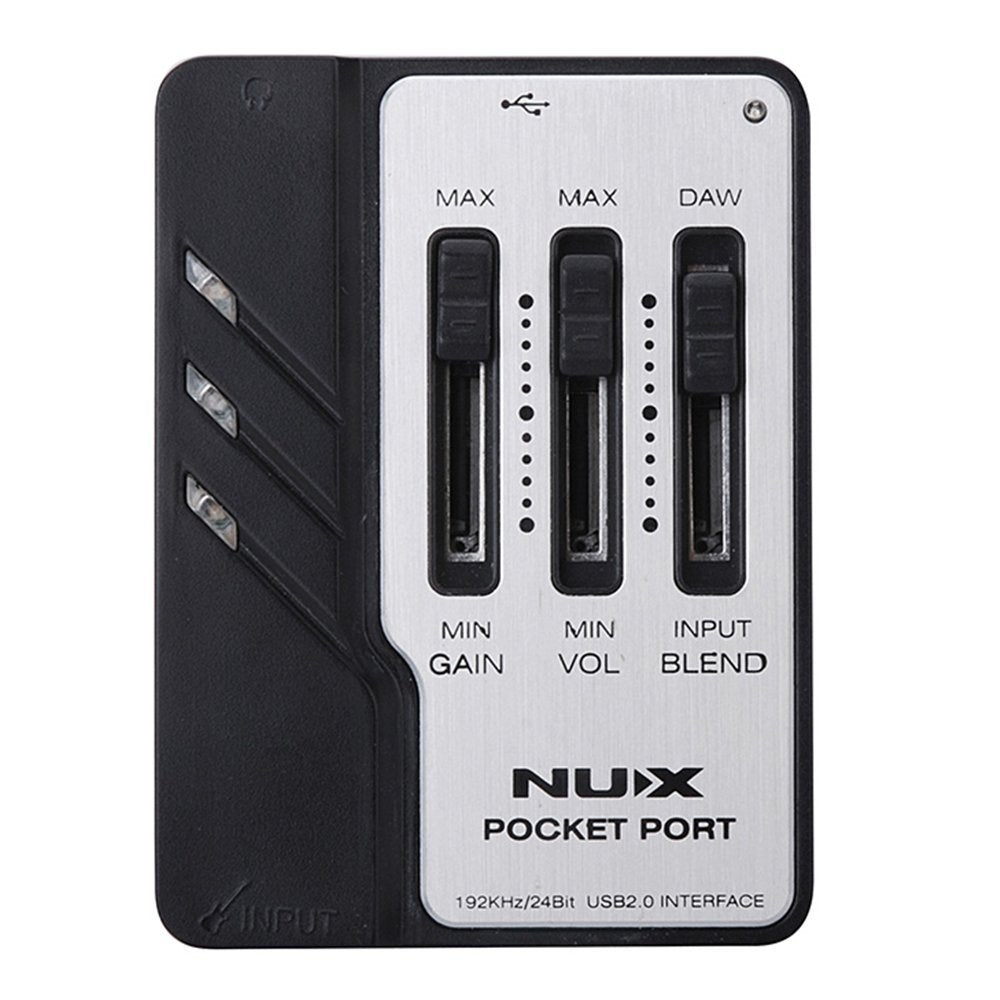 Nux Pocket Port Guitar USB Audio Interface