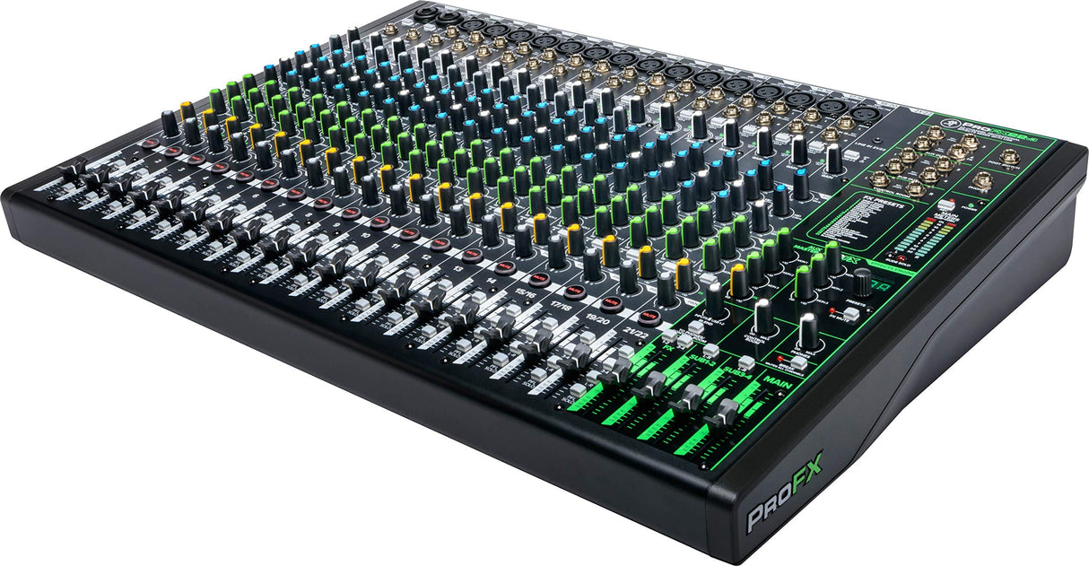 Mackie ProFX22v3 22-Channel 4-Bus Professional Effects Mixer with USB (Used) - used