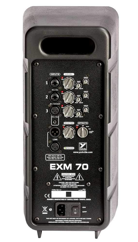 Yorkville EXM70 Excursion Mini 70-Watt Compact Powered Speaker
