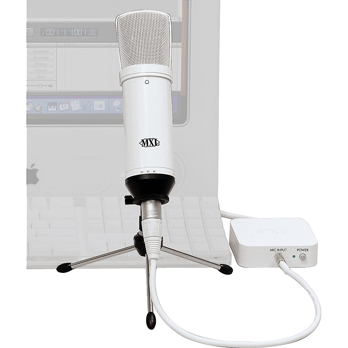 MXL DRK MAC PC MAC Battery Powered Condenser Recording Microphone