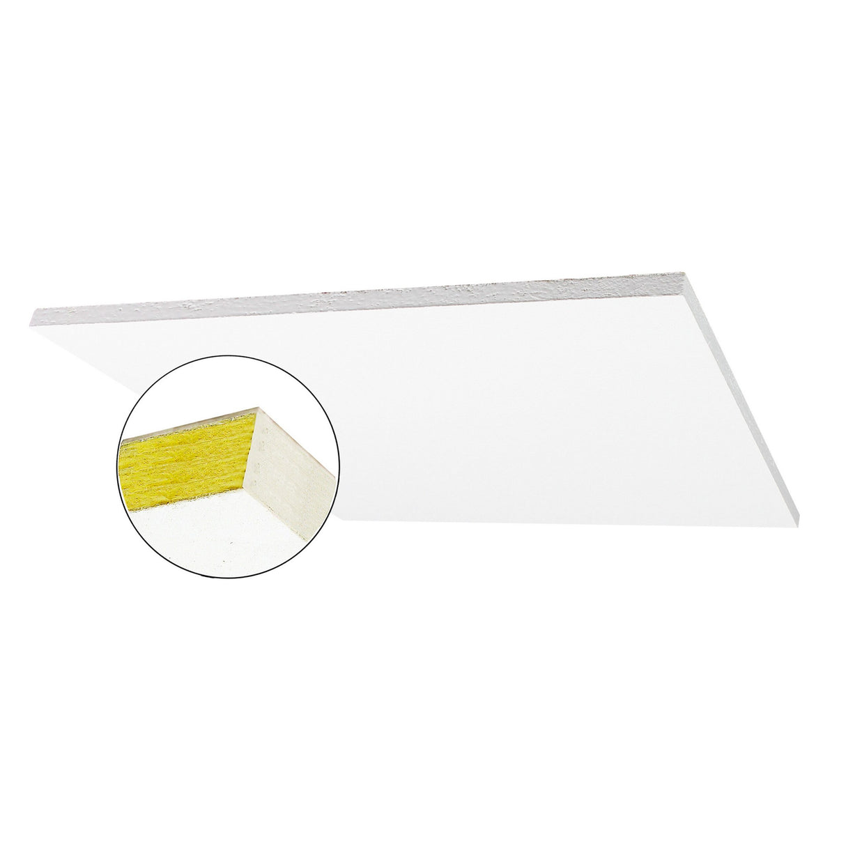 Primacoustic StratoTile 24 x 24-Inch Glass Wool Ceiling Tiles White Reveal Edge 12-Pieces