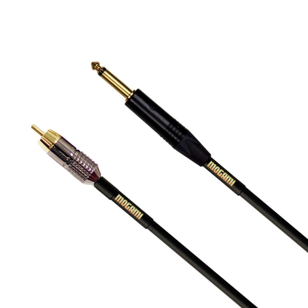 Mogami Gold 1/4ββ TS to RCA Cable - 6-Feet