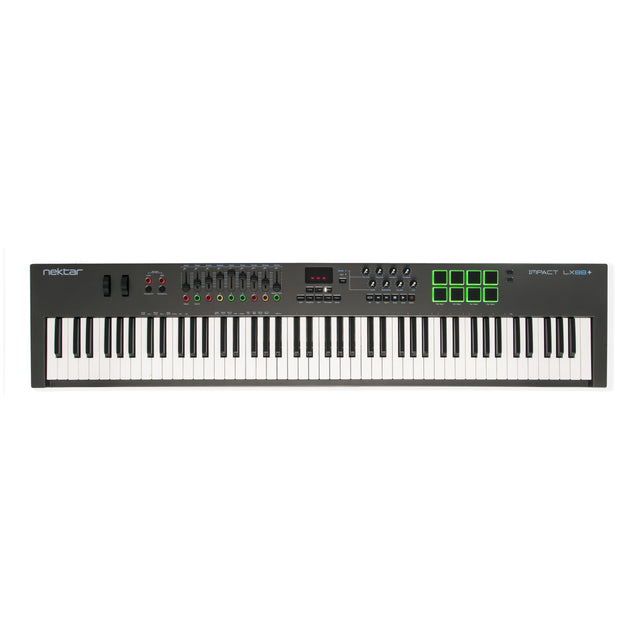 Nektar Impact LX88 + 88-Key USB Semi-Weighted Keyboard Controller with DAW Integration