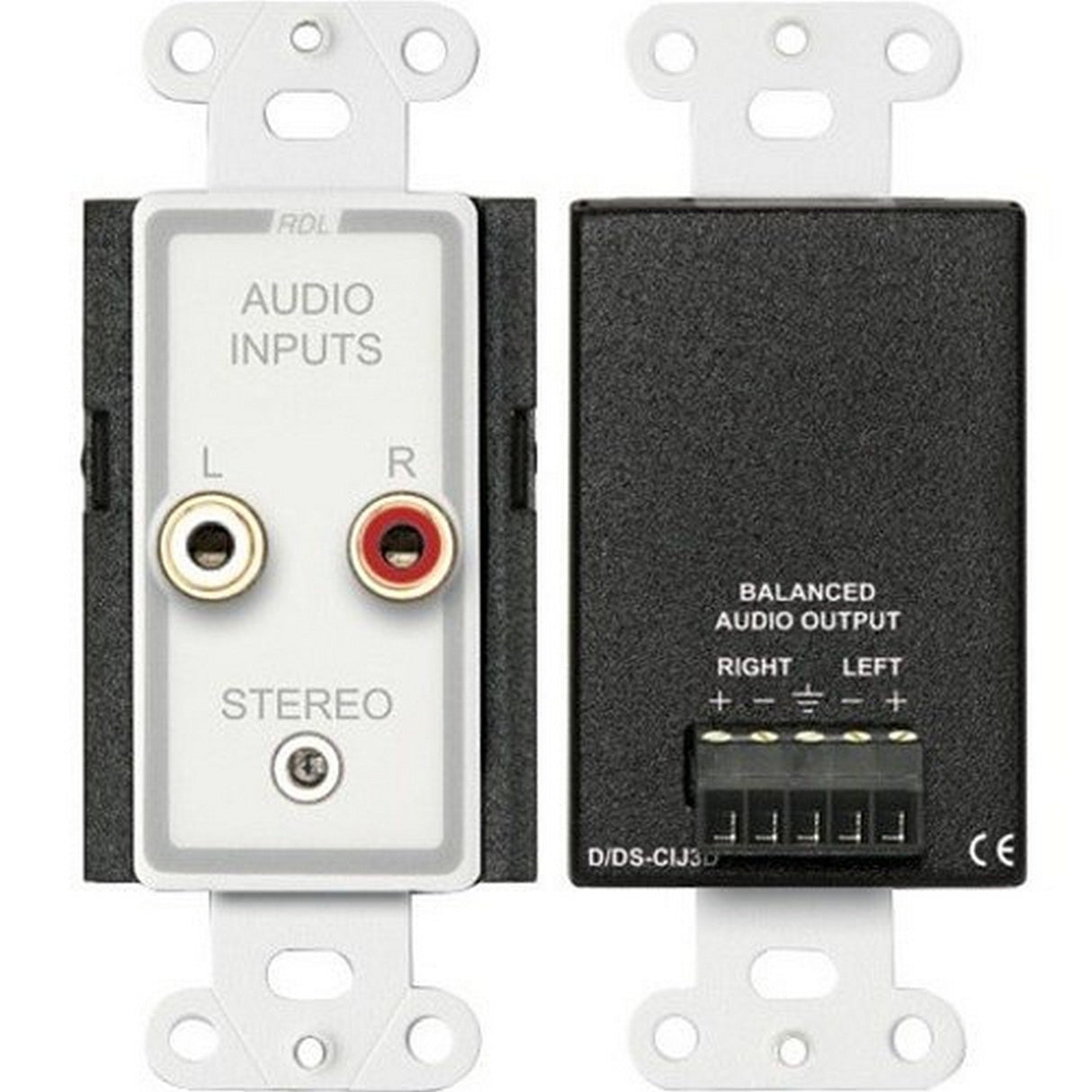 RDL D-CIJ3D Consumer Input Jacks Stereo