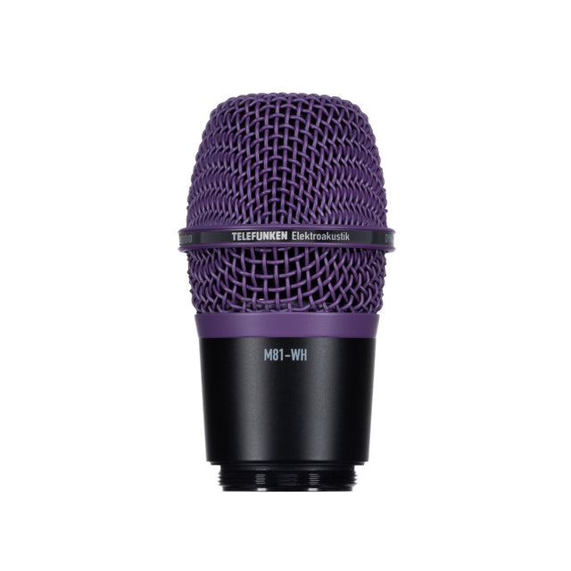 Telefunken M81-WH Supercardioid Universal Wireless Dynamic Microphone Capsule Purple