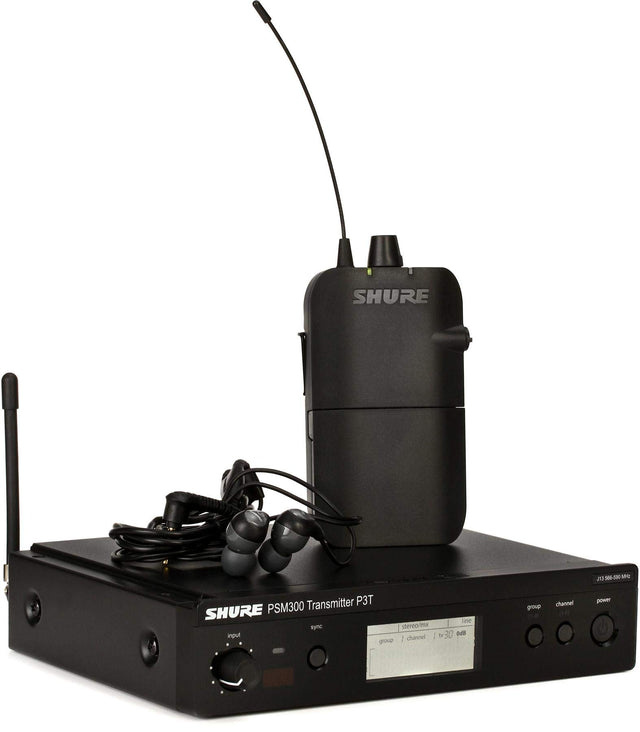 Shure P3TR112GR PSM300 Wireless Personal Monitor System with SE112-GR - G20: 488 - 512 MHz