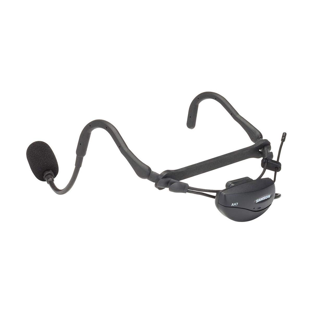Samson AH7 Transmitter with Qe Fitness Headset Microphone K2 490.975 MHz