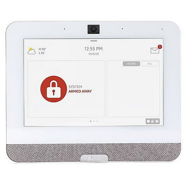 Qolsys IQP4002 Verizon IQ Panel 4 PowerG + 7-Inch All-In-One Touchscreen 433MHz White