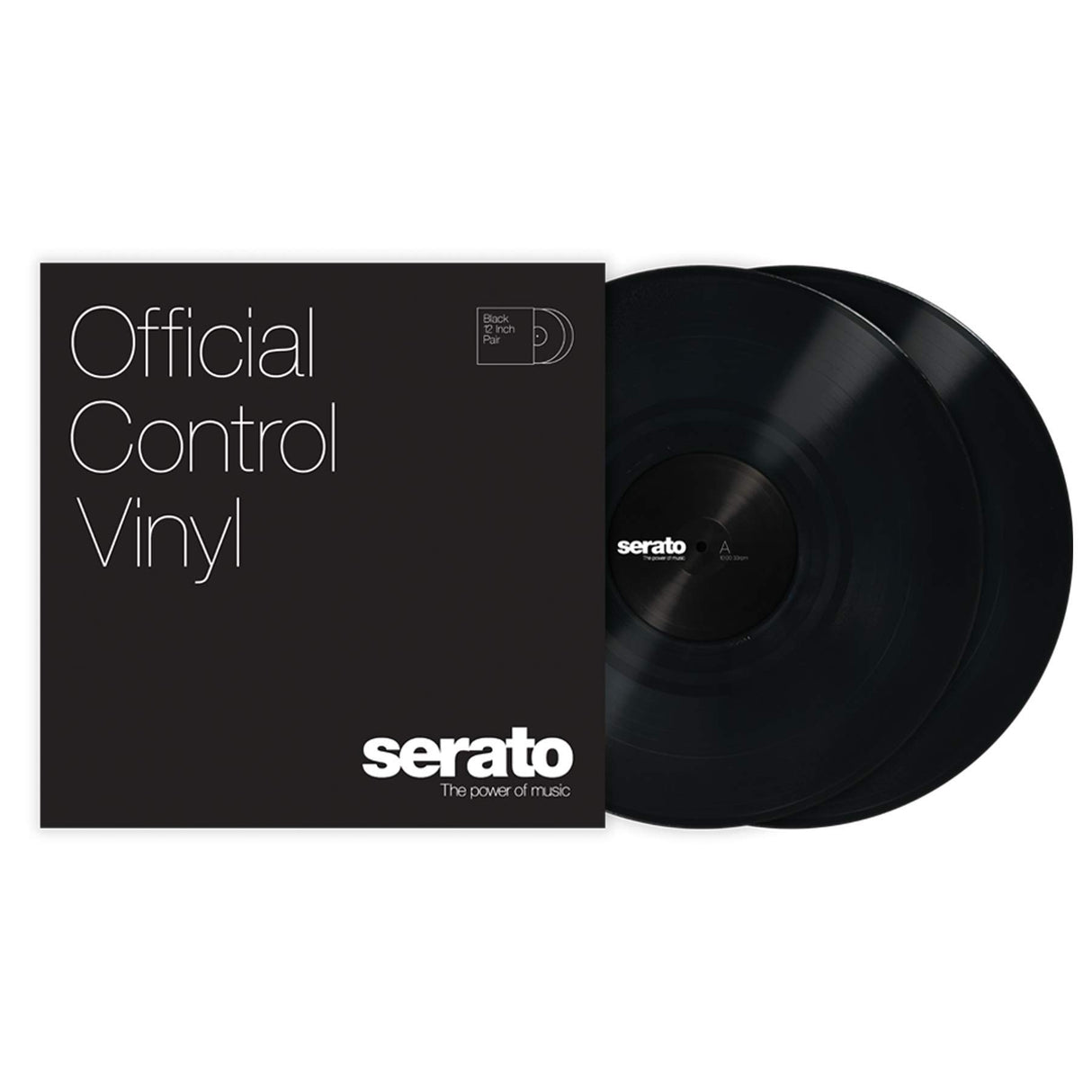 Serato 12-Inch Control Vinyl Black Pair