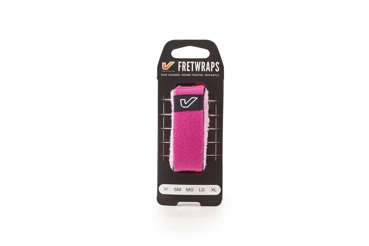 Gruv Gear FretWraps String Muter HD Puff 1-Pack Pink Medium - accessories