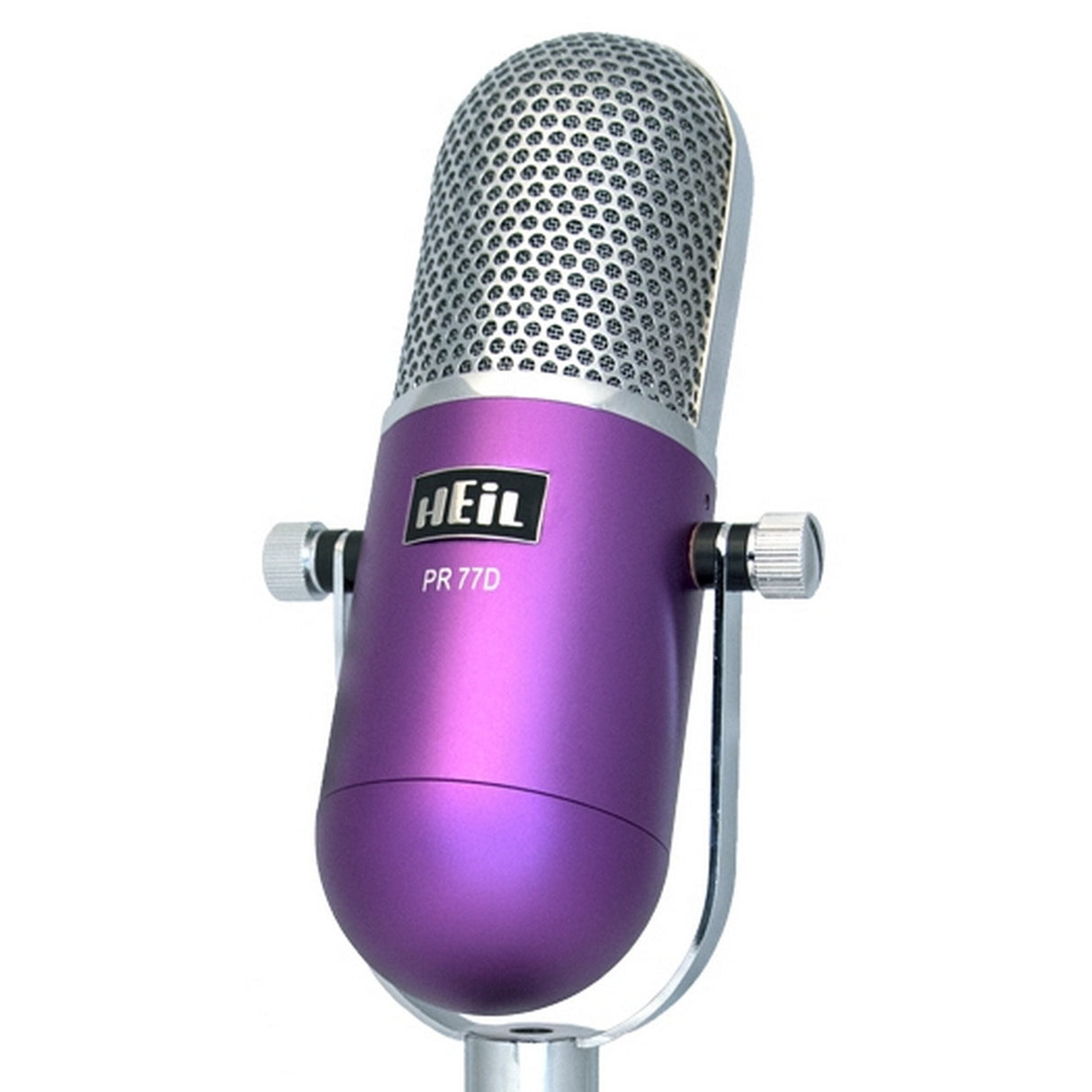 Heil Sound PR77DP Cardioid Dynamic Microphone for Podcasting Purple