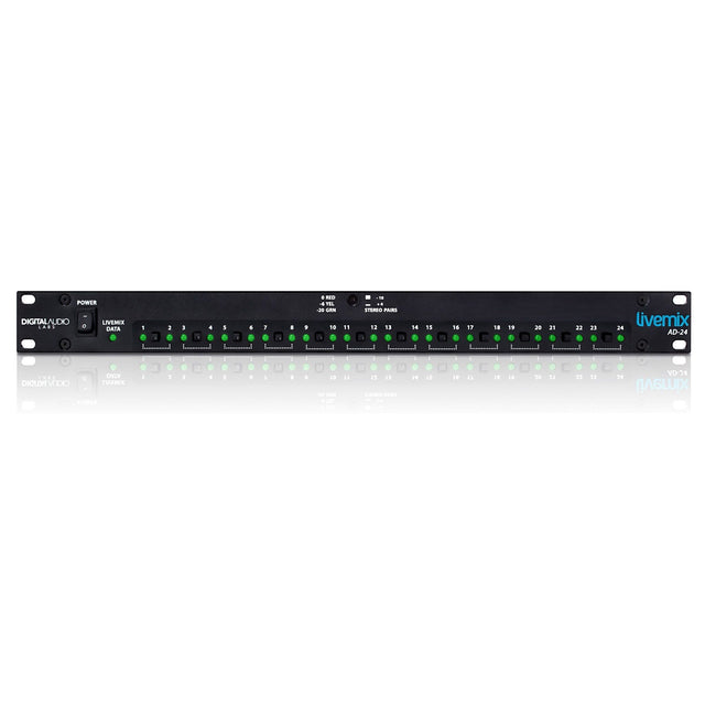 LiveMix AD-24 24-Channel Analog Input Rack Unit