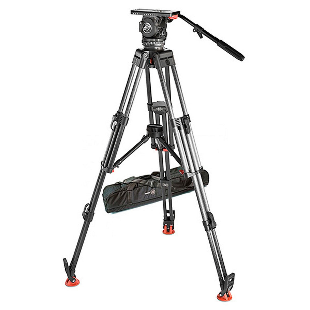 Sachtler System 20 S1 HD MCF Tripod System with Mid Level Spreader