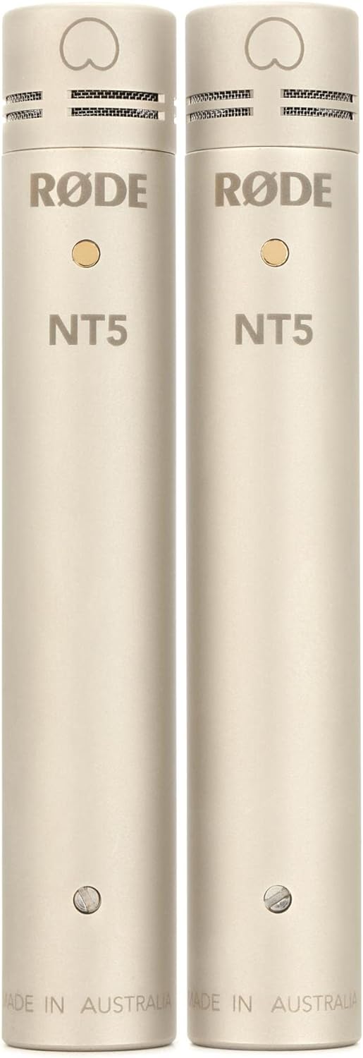 RODE NT5 Matched Pair Compact Cardioid Condenser Microphone