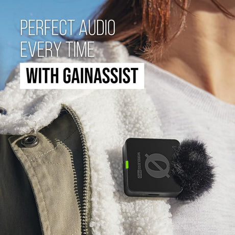 RODE Wireless PRO Clip-On Lavalier Microphone System/Recorder 2.4 GHz