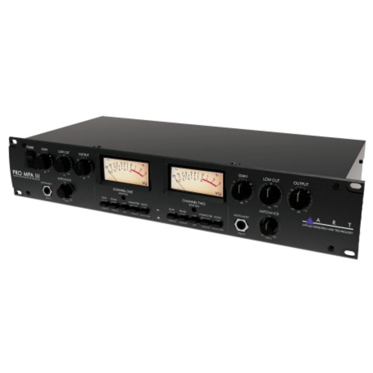 ART - ART Pro MPA III 2-Channel Multivoice Tube Preamplifier - MPA III