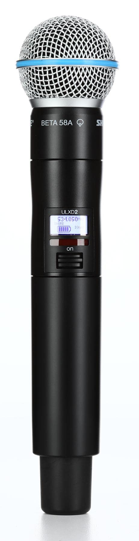 Shure ULXD2/B58 Digital Wireless Handheld Microphone Transmitter with Beta 58A Capsule - G50: 470 - 534 MHz