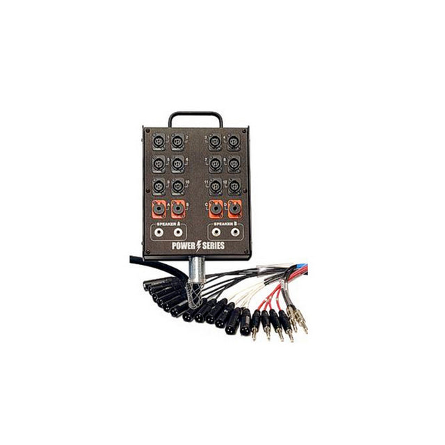 Whirlwind MP-12-50 MEDUSA Power Series 12 XLR Inputs Snake Cable 50-Feet