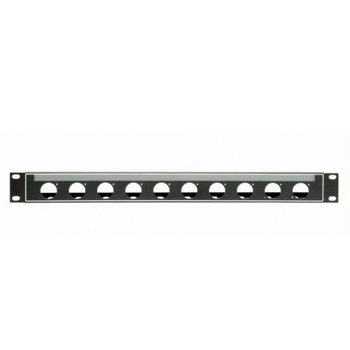 Lowell N10P-ID-1 Neutrik Panel with PocketID 1U 10 Slots